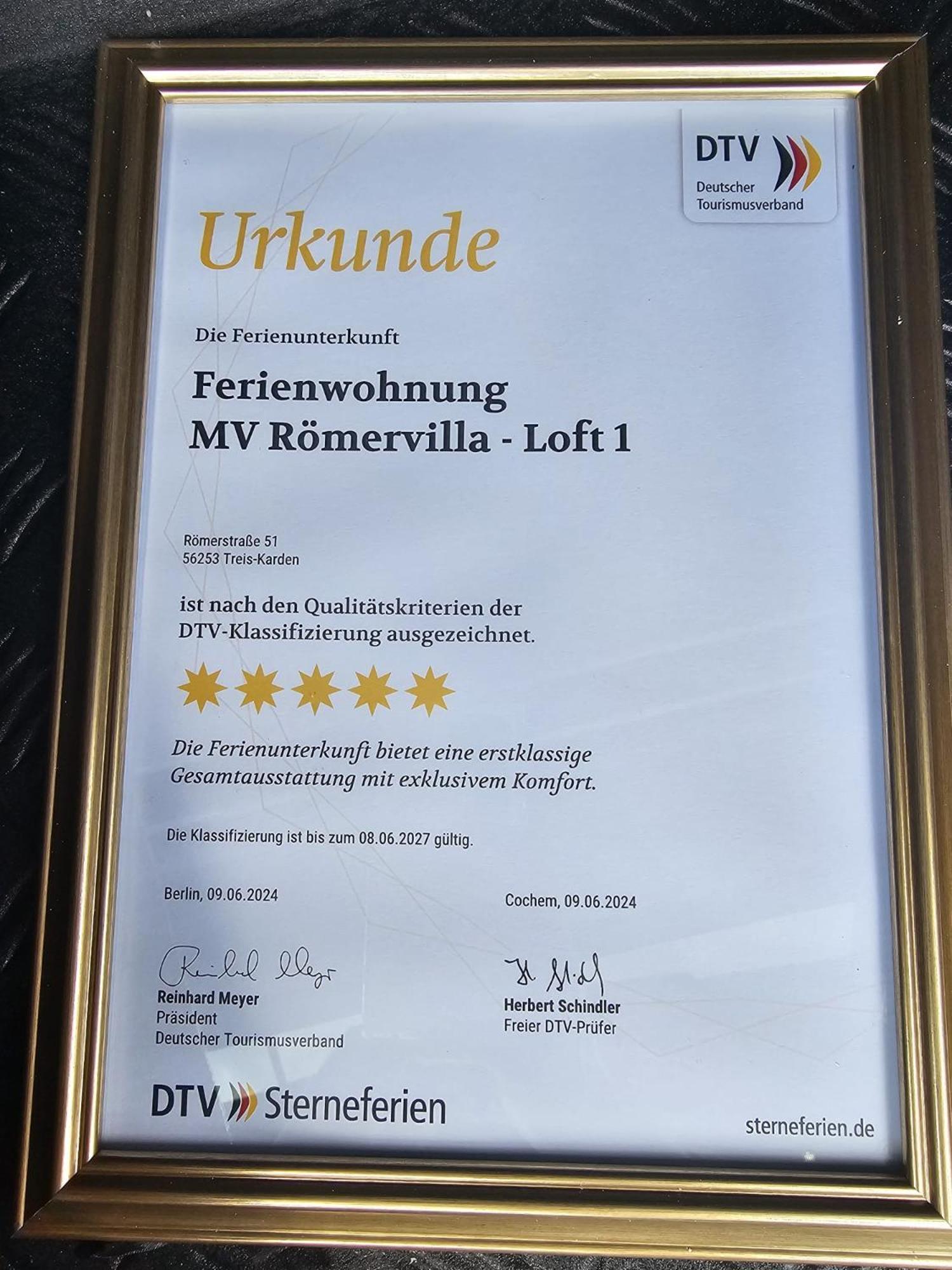 Mv Roemervilla, Lofts & Penthouses Mit Traumhaftem Moselpanoramablick Und Sauna Treis-Karden Luaran gambar